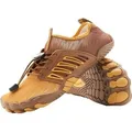 Freiluftkind Das Original – Tokai rutschfeste Barfußschuhe Sneaker Schnellverschluss braun 38 EU