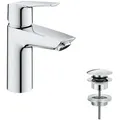 Quickfix Start - Waschtischarmatur Mit Push-open Ablaufgarnitur, Coolstart, Chrom 23551002 - Grohe