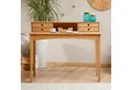 IDIMEX Schreibtisch MILANO, aus Massivholz, Eiche farben