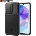 Handyhülle für Galaxy A55 5G Spigen Case Cover Hülle Etui Tasche Futeral Schwarz