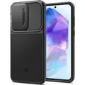 Handyhülle für Galaxy A55 5G Spigen Case Cover Hülle Etui Tasche Futeral Schwarz