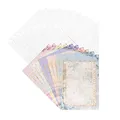 Ideen mit Herz Grußkarten-Set mit Umschlägen | 10 Motiv-Karten | blanko | bunt | neutral | Blumen-Designs | Din B6 (Hortensien 01)