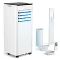 Mobile Klimaanlage 9000 BTU mit Abluftschlauch | 4-in-1 Mobiles Klimagerät |