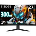 Z-Edge 27 Zoll Curved Gaming Monitor 300Hz (DP) 240Hz (HDMI) 1ms MPRT Full HD LED Monitor, 300cd/m² Helligkeit, 16:9 VA Panel, FreeSync, HDR10, HDMI 2.0 & DisplayPort 1.4, VESA Kompatibel