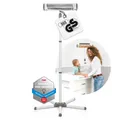 Reer Wickeltischstrahler EasyHeat Flex, Heizstrahler mit Standfuß, Wärmelampe