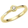Orolino Ring 750/- Gold Brillant weiß 0,07ct. 060 (19,1) Damen 
