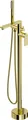 Mexen Leda freistehende Wannenbatterie, gold - 75633-50