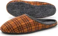 PANTOFFELMANN Kamelhaar Pantoffeln Filzsohle Herren Damen Filzpantoffel Hausschuhe Filzhausschuhe braun 42