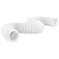 vidaXL Abluftschlauch, Flexschlauch mit Spiral-Design, Klimaschlauch für Gewächshaus Toilette Badezimmer, Lüftungsschlauch, PVC 6m Ø20cm