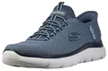 Skechers Herren Summits High Range Slip-InTurnschuhe, Slate Mesh/Trim, 46 EU