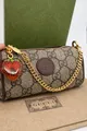 Original Gucci Mini XS Tasche Handtasche Mappe GG Coin Case Fresa *NEU*