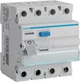 Hager FI-Schutzschalter CDA425D | Fehlerstromschutzschalter 4-polig Typ A | 25A | 30mA | 6kA | 400V | DIN-Schiene | IP20