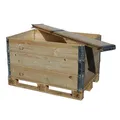 Holzaufsatzrahmen zweilagig, H = 200 mm, IPPC mit 4 Scharnieren 120x80x20cm