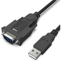 Serielle USB auf RS232 Kabel 1,8M mit Schraube DB9 kompatibel Windows Mac Profi