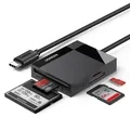 USB C 104MB/S Kartenleser SD/Micro SD Card Reader USB C CF Kartenleser 4 in 1...