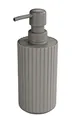 Allstar Seifenspender Minas Taupe - Flüssigseifen-Spender, Spülmittel-Spender Fassungsvermögen: 0.28 l, Polypropylen, 7 x 18 x 7 cm, Taupe