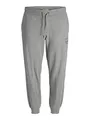 JACK & JONES Herren Jjigordon Jjshark Sweat Pants Viy Noos Sporthose, Light Grey Melange, XXL EU