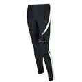 Airtracks Herren Thermo Laufhose Lang Pro - Winter Funktions Running Tight - Warm - Atmungsaktiv - Reflektoren - schwarz - M - Herren