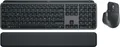 Logitech Tastatur-Maus Set MX Keys S, Wireless, Bluetooth, grafit Illuminated, DE, Laser, 200-8000dpi, Bolt, Retail