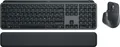 Logitech MX Keys S Combo Graphite, schwarz, Logi Bolt, USB/Bluetooth, DE