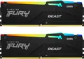 KINGSTON FURY Beast RGB schwarz DIMM Kit 64GB, DDR5-6400, CL32-39-39, on-die ECC