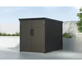 Fahrradgarage WESTMANN Velos 2 Metall ohne Boden 133 x 222 x 151 cm schwarz