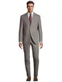 Steffen Klein Herren Designer Anzug - Slim Fit - Größe 102 - Zweiteiler Business Anzug - Taupe Melange