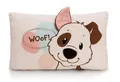Nici Kuscheltier Nici Kissen Hund weiß 43 x 25 cm Plüschkissen