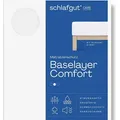 Matratzenauflage Baselayer Matratzenschutz Comfort Schlafgut, Wie ein Spannbettlaken weiß 140 cm x 200 cm x 30 cm