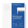 Schlafgut Comfort Molton Matratzenschoner 140x200 aus 100% atmungsaktiver Baumwolle, Matratzenauflage mit Gummizug
