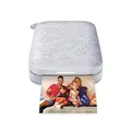 HP Sprocket Mobiler Fotodrucker (Drucken ohne Tinte, Bluetooth, 5 x 7,6 cm Ausdrucke) Luna Pearl 3