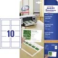 Avery-Zweckform C32011-25 Bedruckbare Visitenkarten, glatte Kanten 85 x 54 mm...