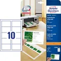 AVERY Zweckform Visitenkarten bedruckbar 250 Karten matt weiß 85x54mm 200g/m²