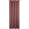 Adam Vorhang Uni Collection light (1 St), Ösen, blickdicht, aus 100% Bio-Baumwolle, Vorhang nach Wunschmaß rot 145 cm x 175 cm