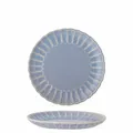 Bloomingville Latina Teller, Blau, 20 cm, Steingut, dänisches Design