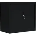 Querrollladenschrank Rollladenschrank Aktenschrank Sideboard Schwarz (HxBxT) 750 x 800 x 460 mm 555089