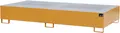 BAUER SÜDLOHN BAUER® SÜDLOHN Auffangwanne "AW 1000-2", für 2 x 1.000 l-IBC, lackiert, gelborange (RAL 2000), mit Gitterrost 000000000001811337