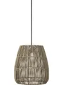 Saigon Pendelleuchte Outdoor aus Polyrattan – Wetterfeste Hängelampe mit E27 Fas
