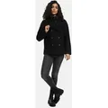 Marikoo Winterjacke Aylaraa Elegante Designer Winterjacke schwarz XL (42)