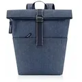 reisenthel Tagesrucksack Rucksack mit Laptopfach Rolltop Backpack 22L Herringbone Dark Blue dunkelblau - Dunkelblau