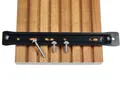 KAHRS Terrassendielen-Halter, 50 Stück, inkl. V2A-Bohrschrauben für Alu-UK, Aufbau: 5 mm, für eine Dielenbreite von 90-145 mm - MADE IN GERMANY