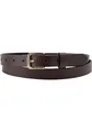 Ledergürtel "NEWNARROW", Unisex, Gr. 105, brown