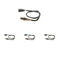 4 x Lambdasonde BOSCH für AUDI, CADILLAC, CHEVROLET, SEAT, SKODA, VW A4