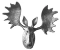 ARTRA Dekogeweih Deko Geweih Elchkopf "silber" Größe: M Wandfigur Elchgeweih Skulptur (1 St)