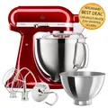 KitchenAid Artisan Küchenmaschine 4,8L 5KSM185 Liebesapfelrot Zubehöraktion