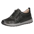 Caprice Sneaker 23760 (Leder, mit seitlichen Reissverschluss) schwarz Damen, Größe Euro (US): 38