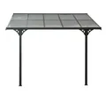Terrassendach Terrassenüberdachung Aluminium Westmann schwarz 300x313x270cm