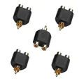 euroharry 5PK Audio-Adapter Chinch Cinch-Stecker auf 2X Cinch-Kupplung Y-Adapter Audio- & Video-Adapter