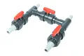 Wacredo Wärmepumpen Anschluss-Set Ø 50 mm Bypass Anschluss Set Solar Heizung Pool | Schwimmbad | Pool-Wärmepumpen | Solarheizung | Steuerung der Wasserzufuhr für eine optimale Temperaturregulierung