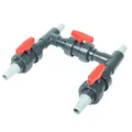 Wacredo Wärmepumpen Anschluss-Set Ø 50 mm Bypass Anschlussset Solar Heizung Pool